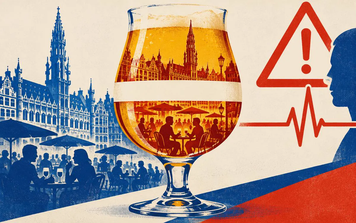 Bière belge et bataille autour du nouveau message de prévention
