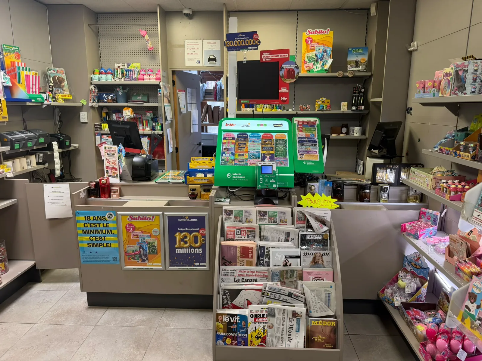 Librairie point presse Dison | Zone commerciale active | Revenus multi-services — photo 1