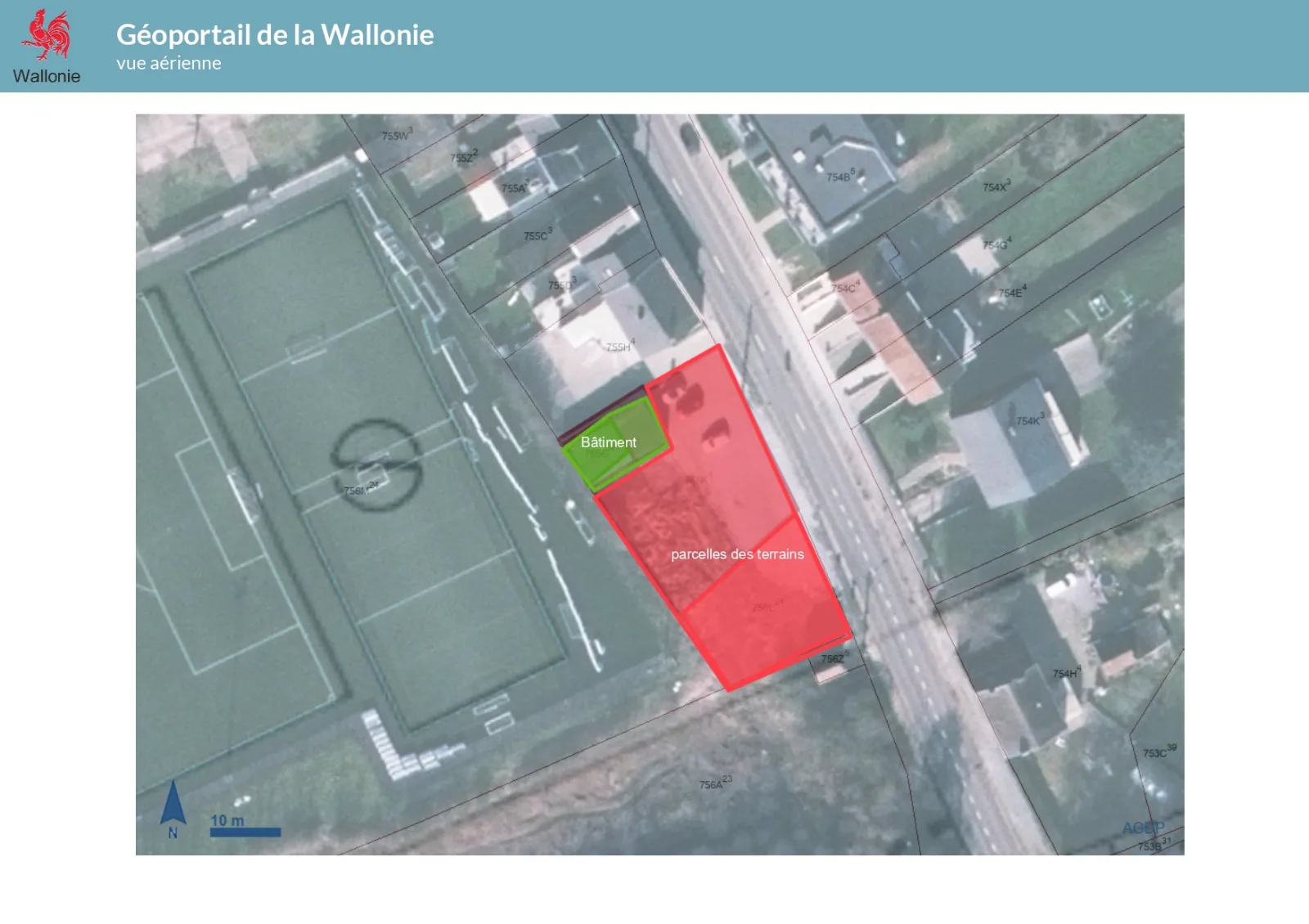 Bel immeuble commercial à vendre avec terrains à 6001 Marcinelle