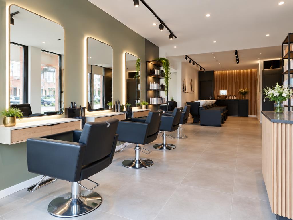 Salon de coiffure mixte entièrement rénové
