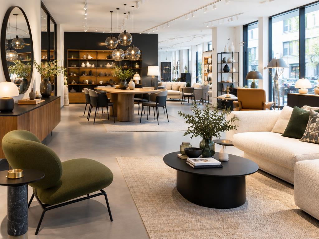 Boutique de décoration et mobilier contemporain